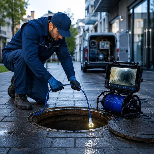 Expertise en Inspection caméra à Bruxelles