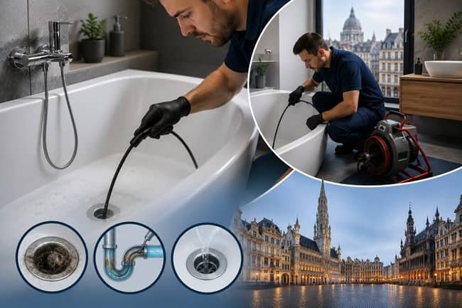 Expertise en Débouchage de Baignoire à Bruxelles​